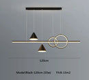 GobekUsa LED Pendant Light: Modern Minimalist Chandelier for Dining Room, Living Room, Kitchen, Bedroom