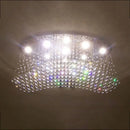 GobekUsa Crystal Flush Mount Chandelier: Modern Contemporary Lighting Fixtures