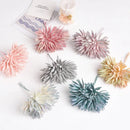 GobekUsa 6pc 12cm Silk Mini Handmade Bouquet Wedding Home Decoration Fake Flowers