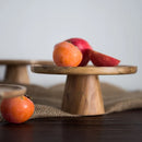 GobekUsa Elevated Wooden Cake Plate | Stylish and Functional Food Serving Trays