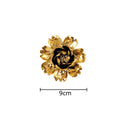 GobekUsa Elegant Porcelain Peony Flower Wall Ornaments