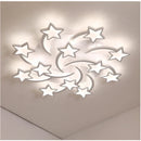 GobekUsa LED Acrylic Chandelier Lights with Remote for Home Indoor Lighting
