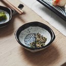 GobekUsa Ceramic Japanese Porcelain Chopsticks Holder & Sauce Dish