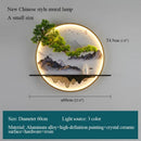 GobekUsa Chinese Landscape LED Wall Lamp for Home Living Bedroom Study
