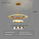 GobekUsa LED Ring Chandelier: Luxury Living Room Lighting Fixture