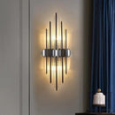 GobekUsa Crystal Strip LED Wall Lamp for Living Room, Bedroom, Study, Balcony Lighting
