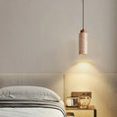 GobekUsa Japanese Stone LED Pendant Lamps Yellow Travertine Wabi Sabi Hanging Light