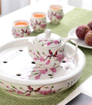 GobekUsa Blue and White Porcelain Tea Pot Set