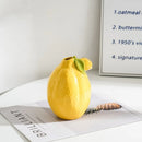 GobekUsa Lemon Flower Vase: Ceramic Vase for Home Decoration and Floral Arrangements
