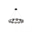 GobekUsa LED Straight Line Ceiling Chandelier Modern Pendent Light for Living Dining Room