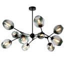 GobekUsa Glass LED Chandelier Pendant Light for Home Ceiling Dining Room Suspension