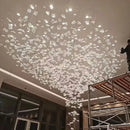 GobekUsa Glass High Ceiling LED Chandeliers Modern Living Room Luxury Design