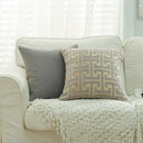 GobekUsa Geometric Chenille Throw Pillowcase: Hidden Zipper Cushion Cover for Home Decor