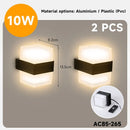 GobekUsa Acrylic LED Wall Light for Exterior and Interior Decor