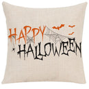 GobekUsa Halloween Linen Cushion Cover for Living Room Decor and Sofa - Trick or Treat