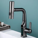 GobekUsa Digital Display Waterfall Basin Faucet with 3 Modes - Hot Cold Mixer Tap