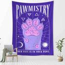 GobekUsa Cartoon Cat Claw Tapestry Wall Hanging Abstract Art Home Decor