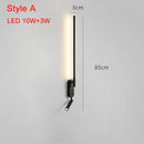 GobekUsa LED Wall Lamp: Modern Bedside Reading Light for Bedroom, Bathroom & Indoor Décor
