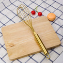GobekUsa Gold Steel Egg Beater Whisk Mixer Baking Set Home Kitchen Accessories