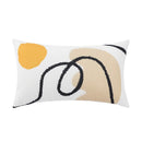 GobekUsa Abstract Geometric Print Cotton Linen Pillow Cover Nordic Style Decor Pillowcase