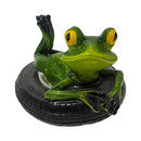 GobekUsa Garden Water Floating Animal Statue Crafts for Outdoor Decor and Pond Decoration