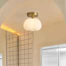 GobekUsa Cotton Shape LED Ceiling Lamp - Cream. Nordic Style, Hallway Balcony Porch Light.