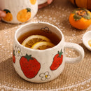 GobekUsa Cartoon Fruit Ceramic Mugs - Home Breakfast Juice Tea Coffee Cups