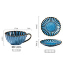 GobekUsa Ceramic Afternoon Tea Cup Set for Breakfast Lemon Tea Milk Coffeeware