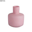 GobekUsa Glass Vase Desk Decoration Pot with Artificial Flowers - Modern Aesthetic Decor