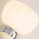 GobekUsa Cream Breeze Pumpkin LED Wall Sconces for Bedroom Living Room Dining Hallway