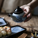 GobekUsa Blue Ceramics Kitchen Seasoning Set