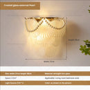 GobekUsa Luxe Crystal Glass Wall Lamp for Aisle, Living Room, Bedroom & Corridor Lighting
