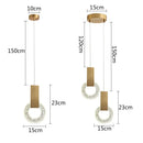 GobekUsa Gold Crystal Pendant Lights - Luxury Home Decor