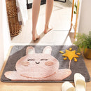 GobekUsa Cartoon Animal Bathroom Carpet - Non-slip Absorbent Soft Bath Rug