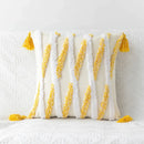 GobekUsa Boho Geometric Tufted Tassel Cushion Cover 30x50/45x45cm