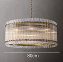 GobekUsa Gold Double Layer Ring Crystal Pendant Light for Elegance in Every Room