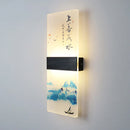 GobekUsa Acrylic Shade LED Square Wall Lamp for Home Decor