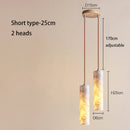 GobekUsa Cream Marble Chandelier Pendant Light for Luxury Bedroom and Bar Counter