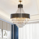 GobekUsa Crystal Chandelier for Duplex Living: Modern Elegance for Hotel, Villa, and Home.