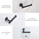 GobekUsa Bathroom Hardware Set: Towel Rack, Toilet Brush, Paper Holder, Soap Dispenser, Towel Bar, Hook