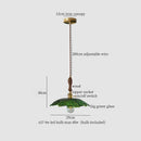 GobekUsa Green Leaf LED Pendant Lamp for Home and Cafe Decor