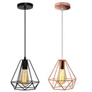 GobekUsa Industrial Metal Cage Pendant Lamp for Home Lighting