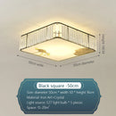 GobekUsa Crystal Round Ceiling Light - Modern Warm Bedroom Atmosphere