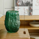 GobekUsa Green Transparent Glass Vase for Flower Arrangement & Home Decor