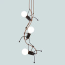 GobekUsa Iron Man Chandelier: Modern Creative Art Climber for Aisle, Corridor, Children's Room, Bedroom