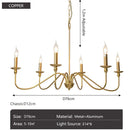 Vintage Black and Gold Metal Pendant Light
