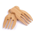 GobekUsa Bamboo Salad Hands and Spoon Set for Kitchen Gadget Use