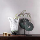 GobekUsa Geometric Totem Resin Statue | Chinese Retro Home Decor Accessory