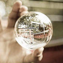GobekUsa Glass Crystal Ball 4cm Mirrored Photography Prop Fengshui Home Decor