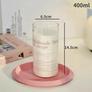 GobekUsa Glass Coffee Mug Tea Milk Beer Tumbler Heat-resistant Drinking Cup